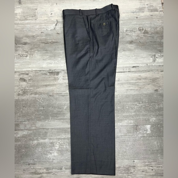 Paul Betenly Cambridge Grey Super 120’s Dress Pants 36x30 - Picture 3 of 9